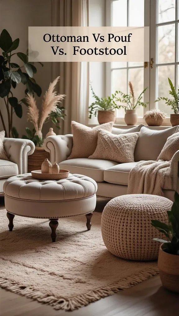 Ottoman Vs Pouf Vs Footstool: A Complete Comparison - Best Living Furniture